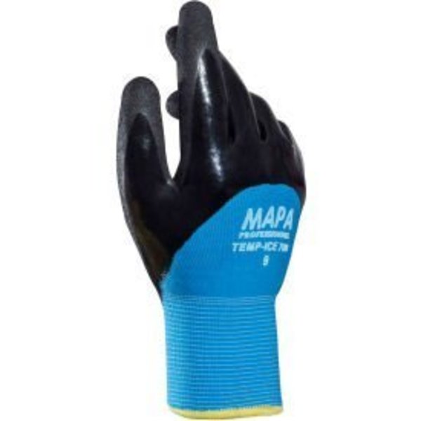 Mapa Gloves C/O Rcp MAPA ® Temp-Ice 700 Nitrile 3/4 Coated Thermal Gloves, 1 Pair, Size 8, 700418 700418